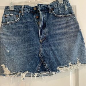 NWT Agolde denim skirt